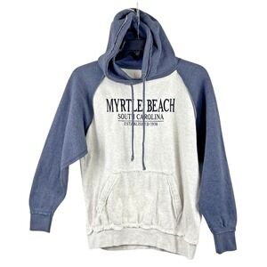 U.S. Vintage Raglan Pullover Sweatshirt Men S Myrtle Beach South Carolina Hoodie